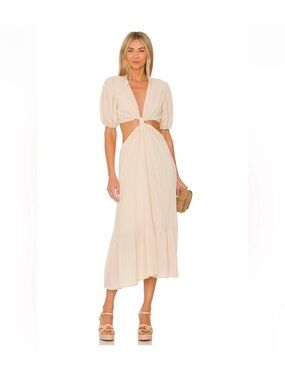 Line and Dot Ella Midi Dress
